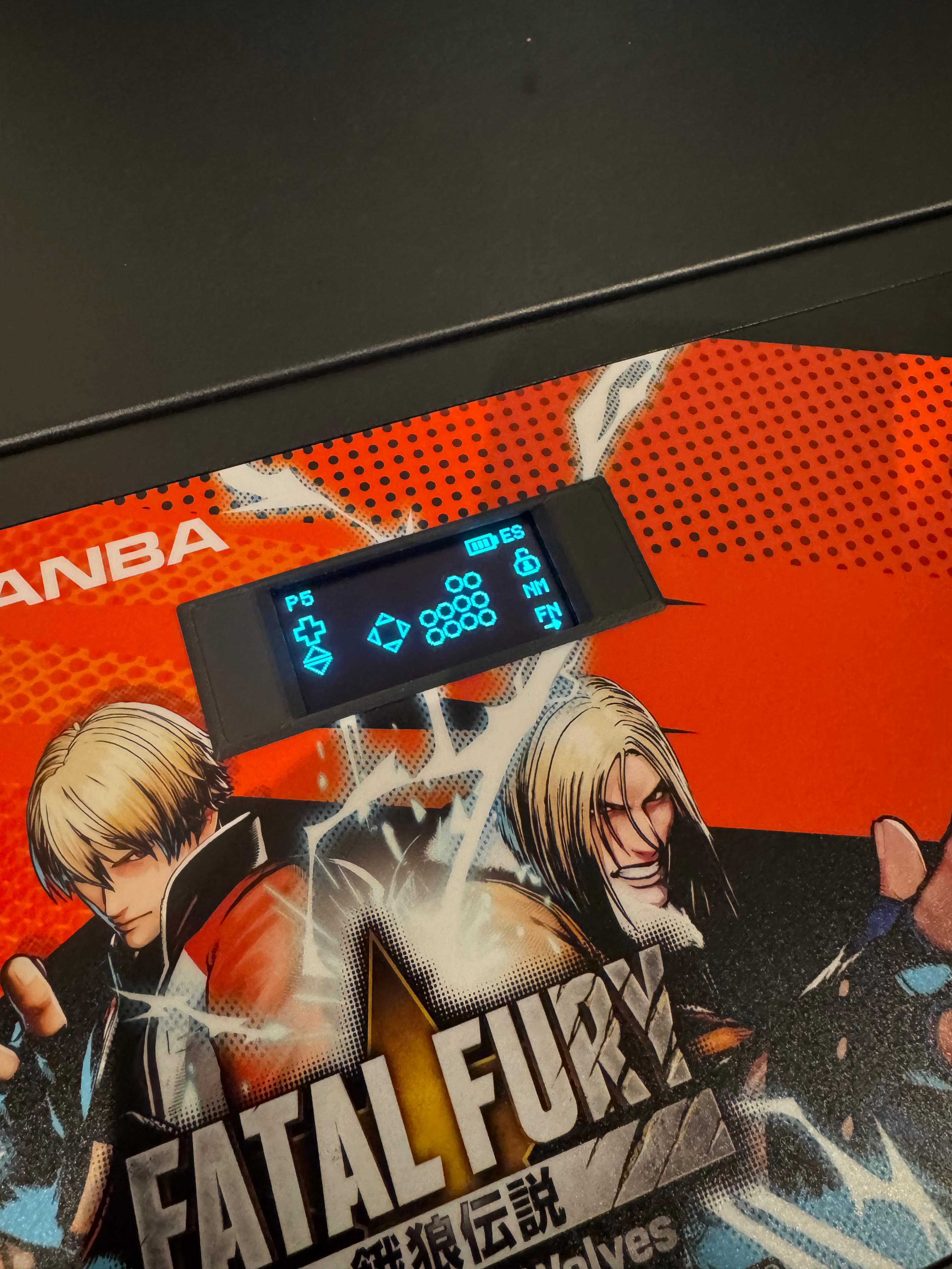 Qanba 2009 Brook OLED display mount
