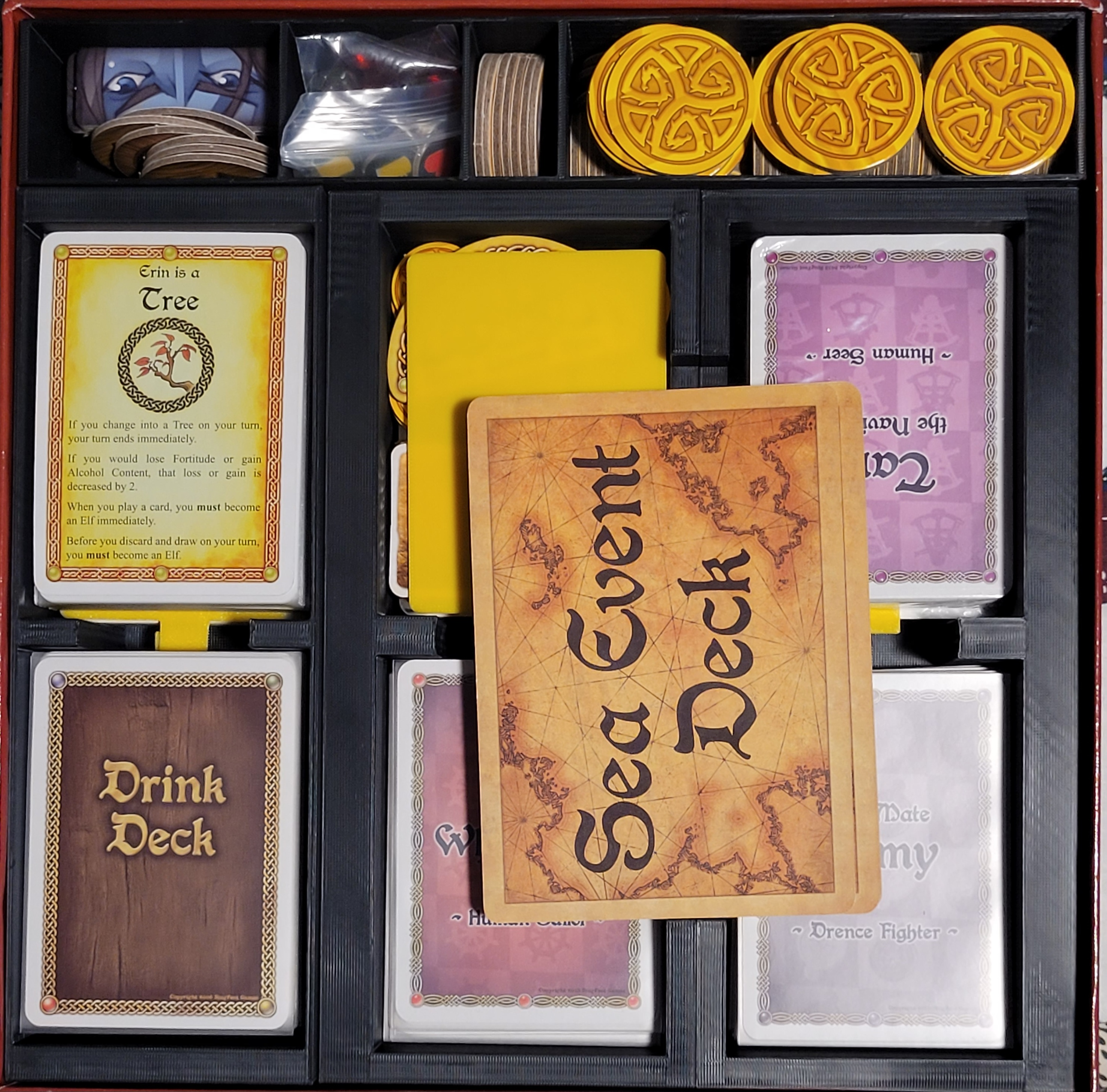Red Dragon Inn 4: Sleeved cards Insert