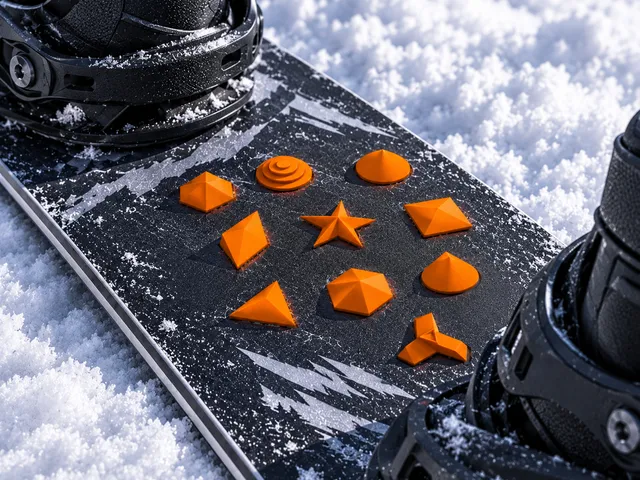 Snowboard studs/stomps