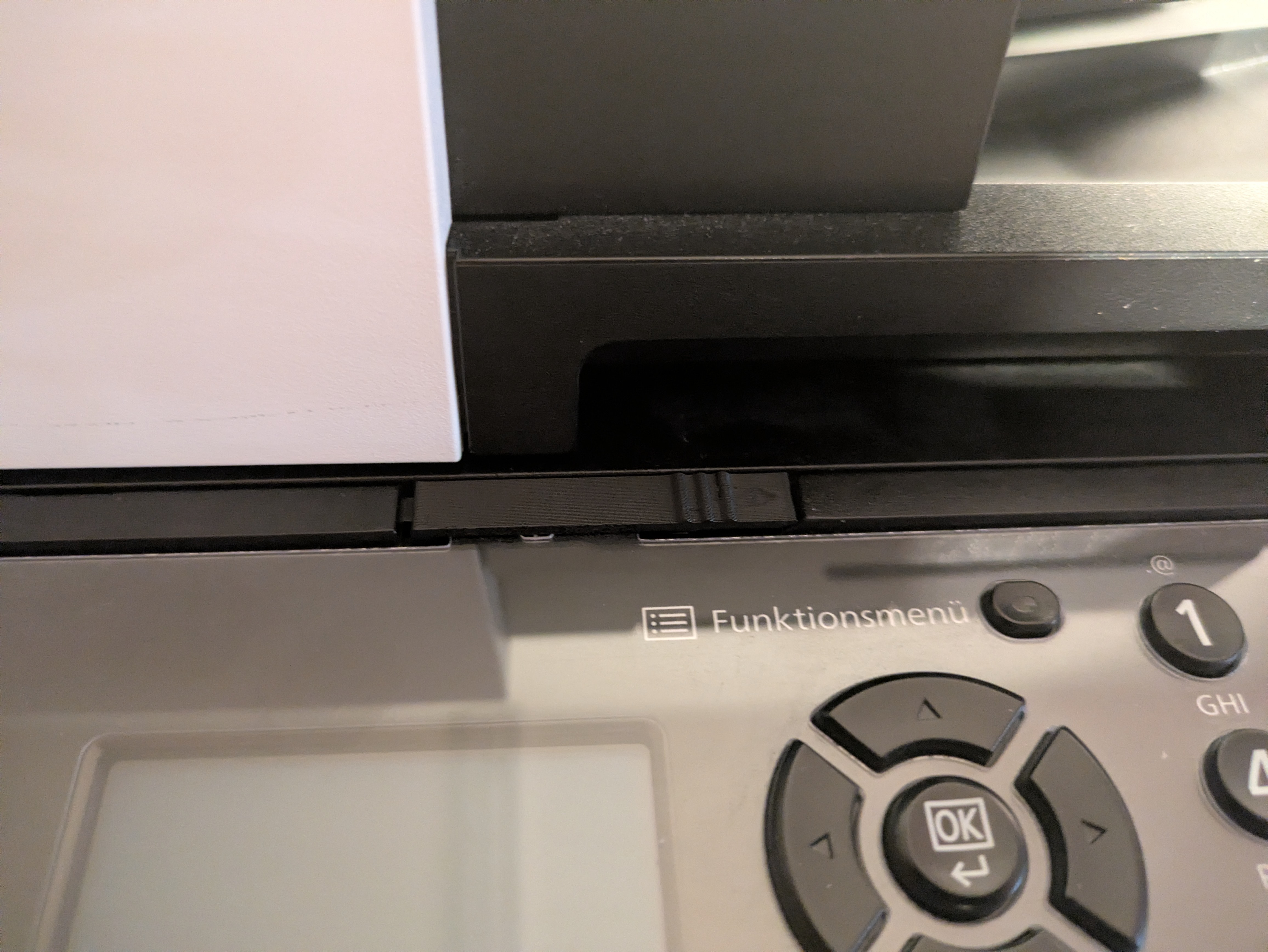 Replacement Front Panel Clip for Kyocera printers 3D model