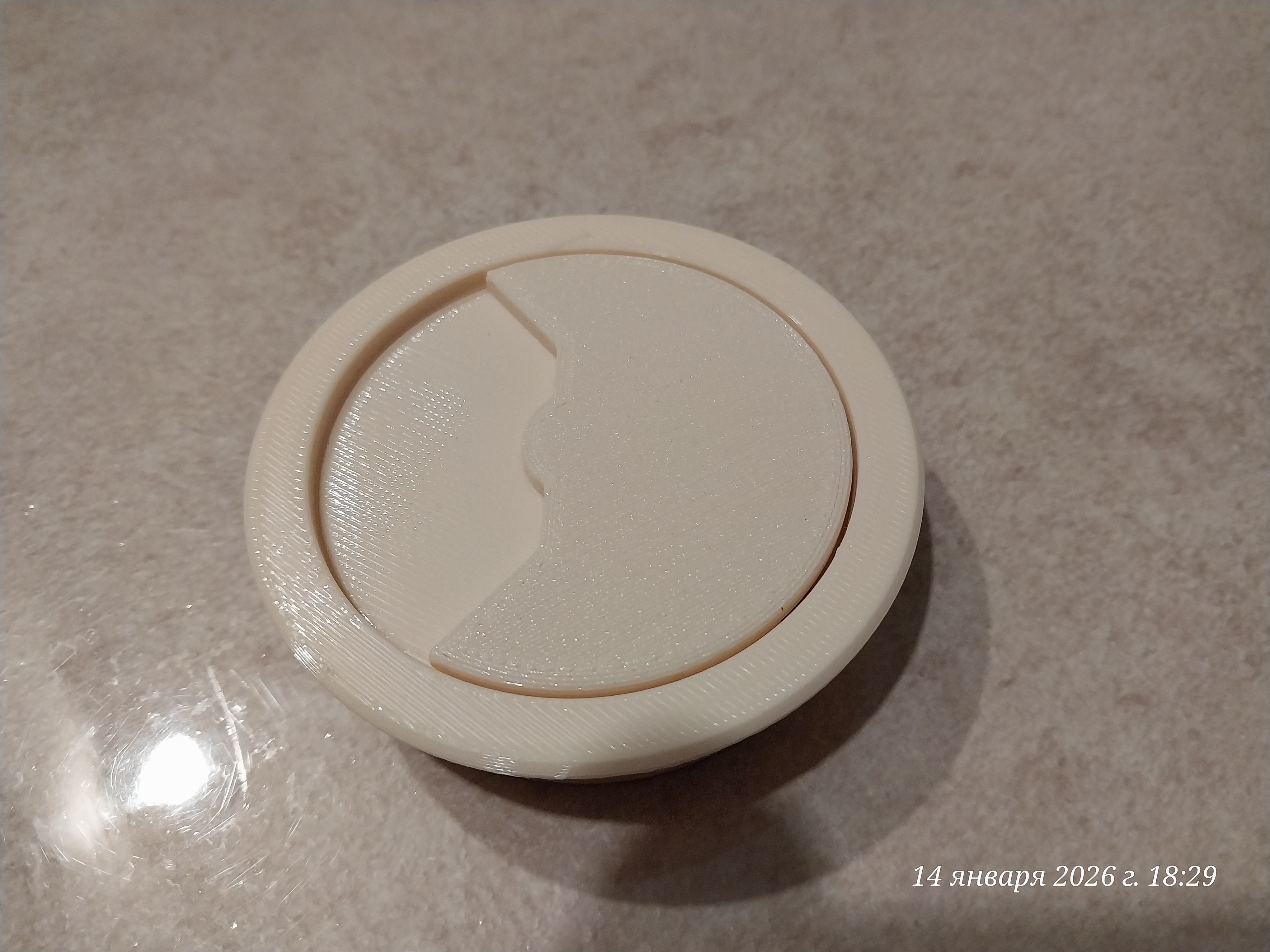 Computer desk socket, D60 mm — miniatura 2