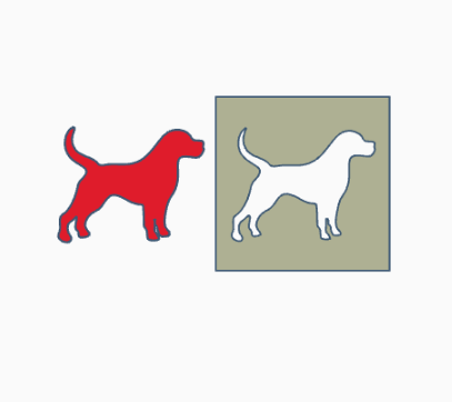 DOG stencil