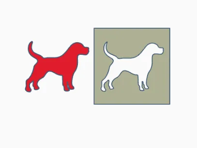 DOG stencil