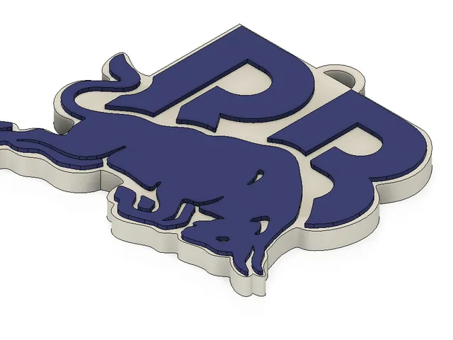 Racing Bulls F1 Team Multicolor Keychain