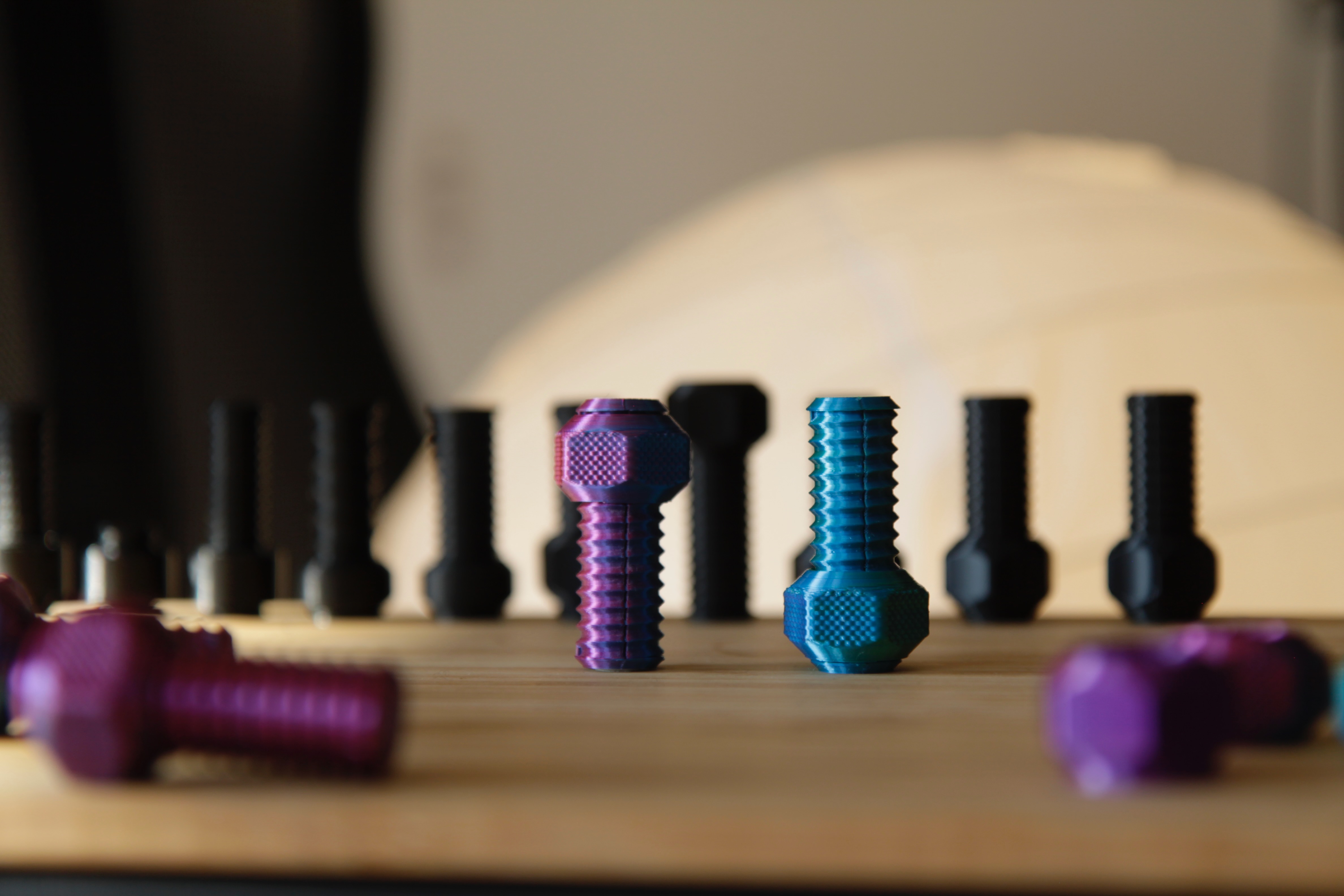 Pocket Fidget Bolt (print in place)