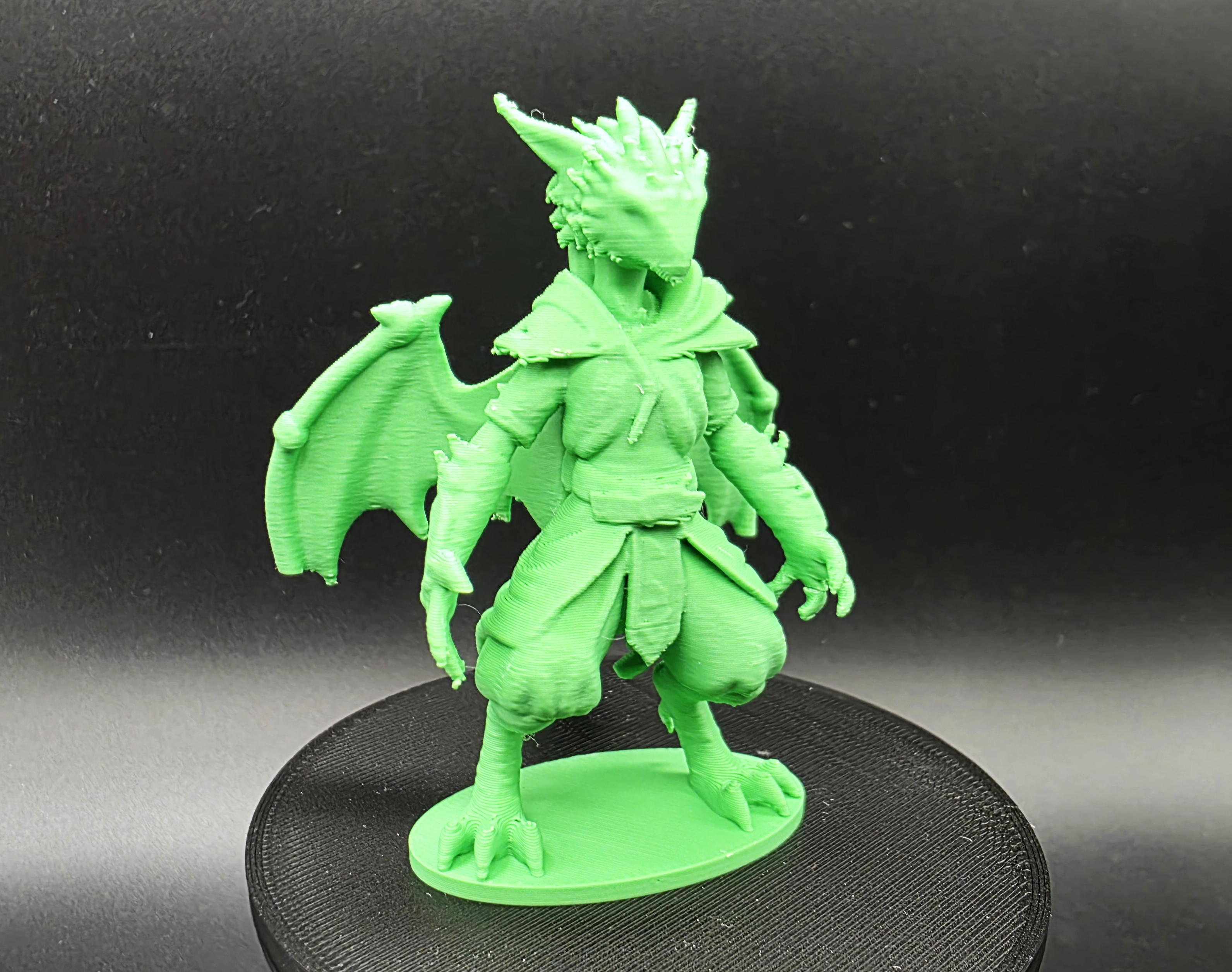 Dragonkin Fighter Miniature