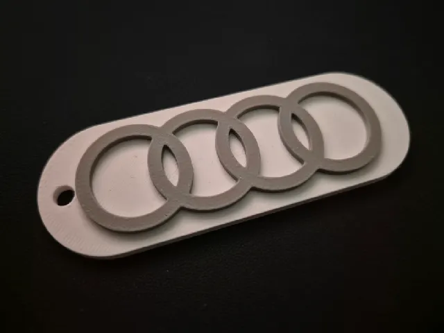 Audi Logo Keychain