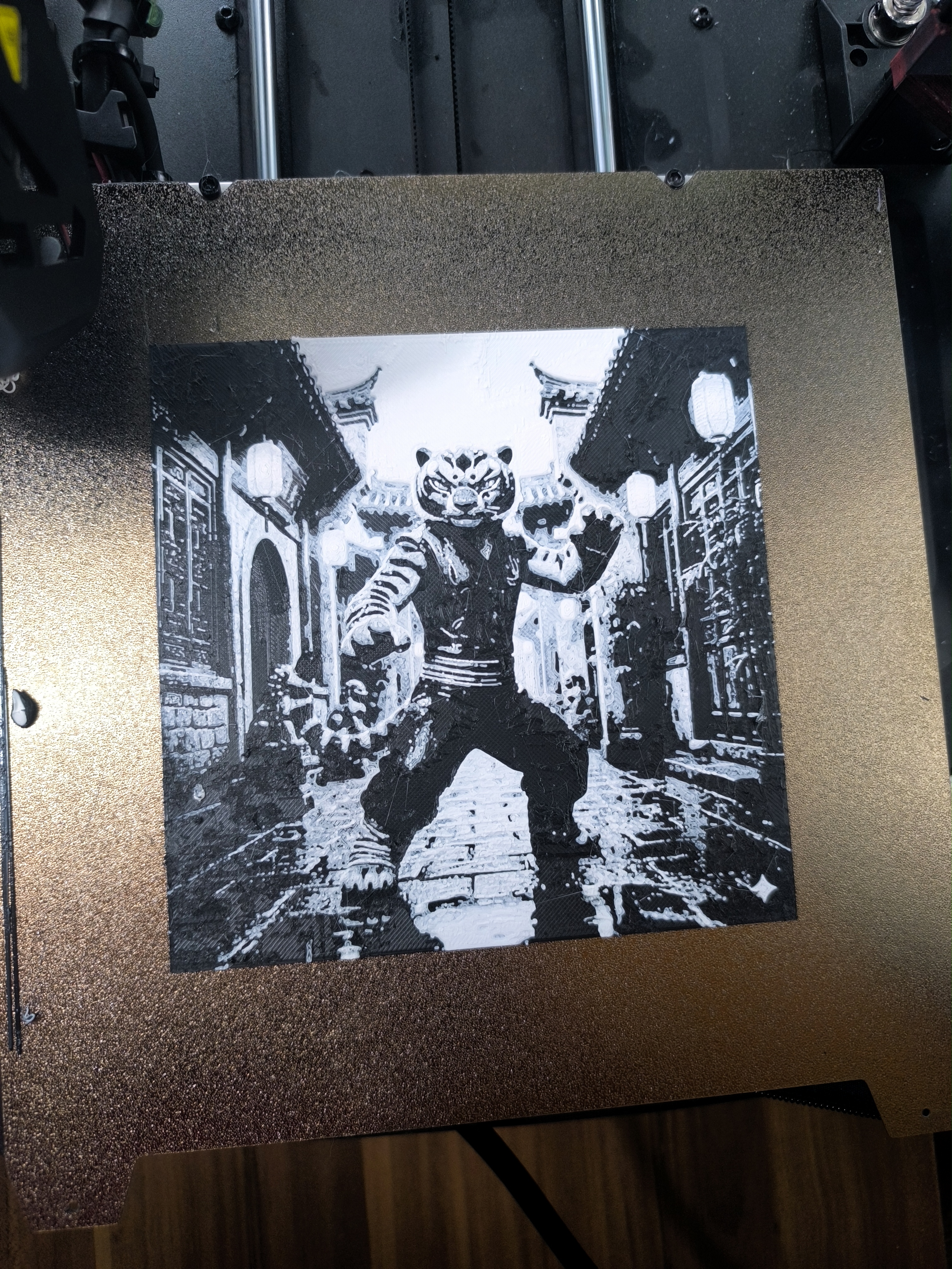 Kung fu Panda Tigress HueForge