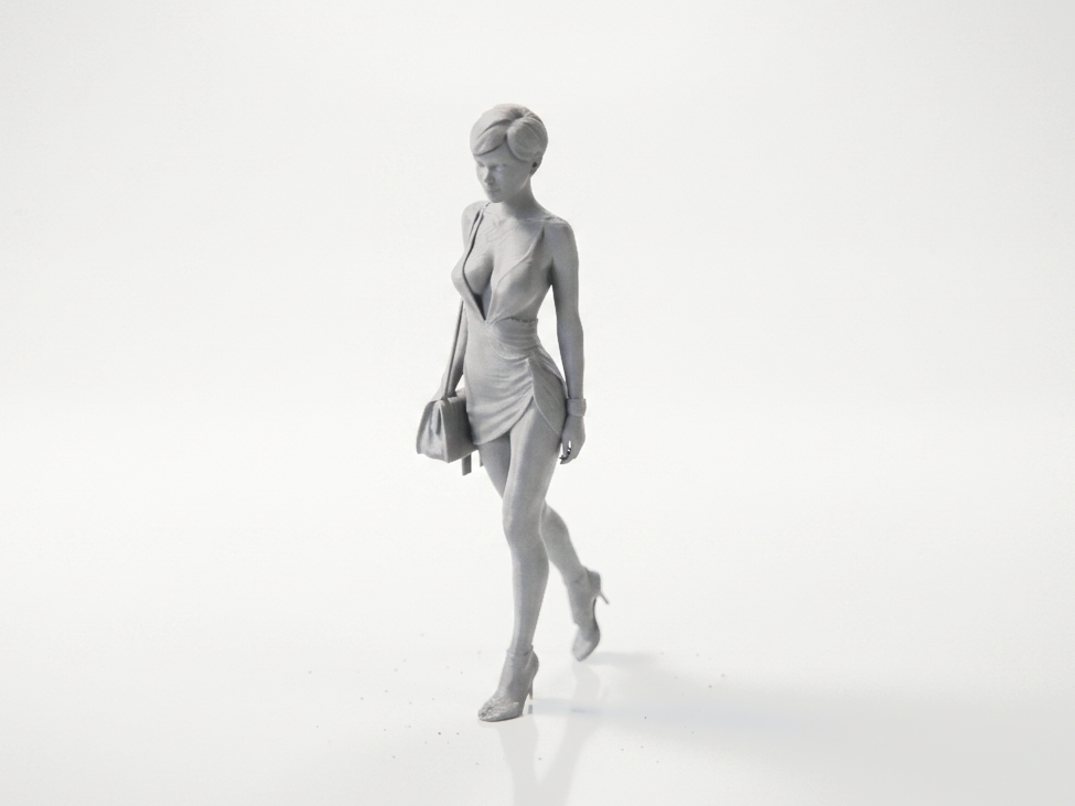 Beautiful Lady Figurine Female Figure 3D Printable