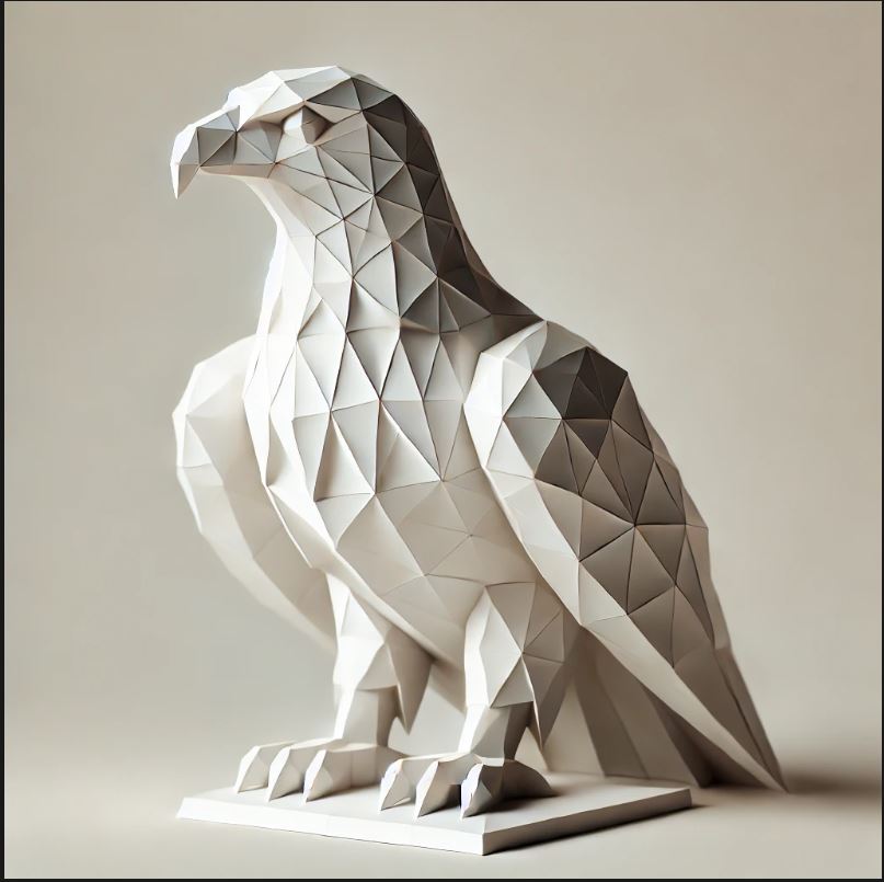 Low poly adler
