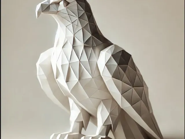 Low poly adler