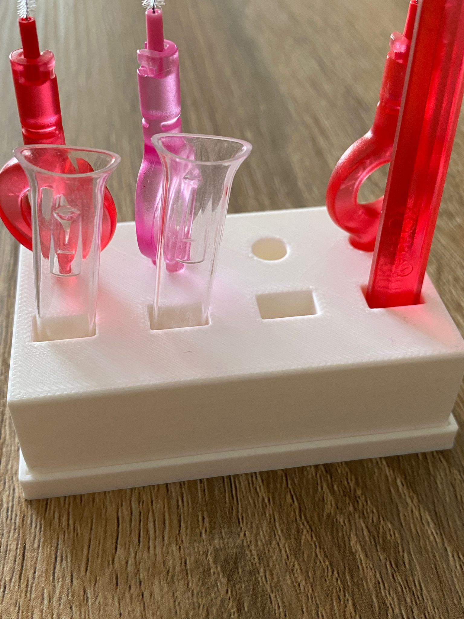 Curaprox interdental brush holder with drip tray