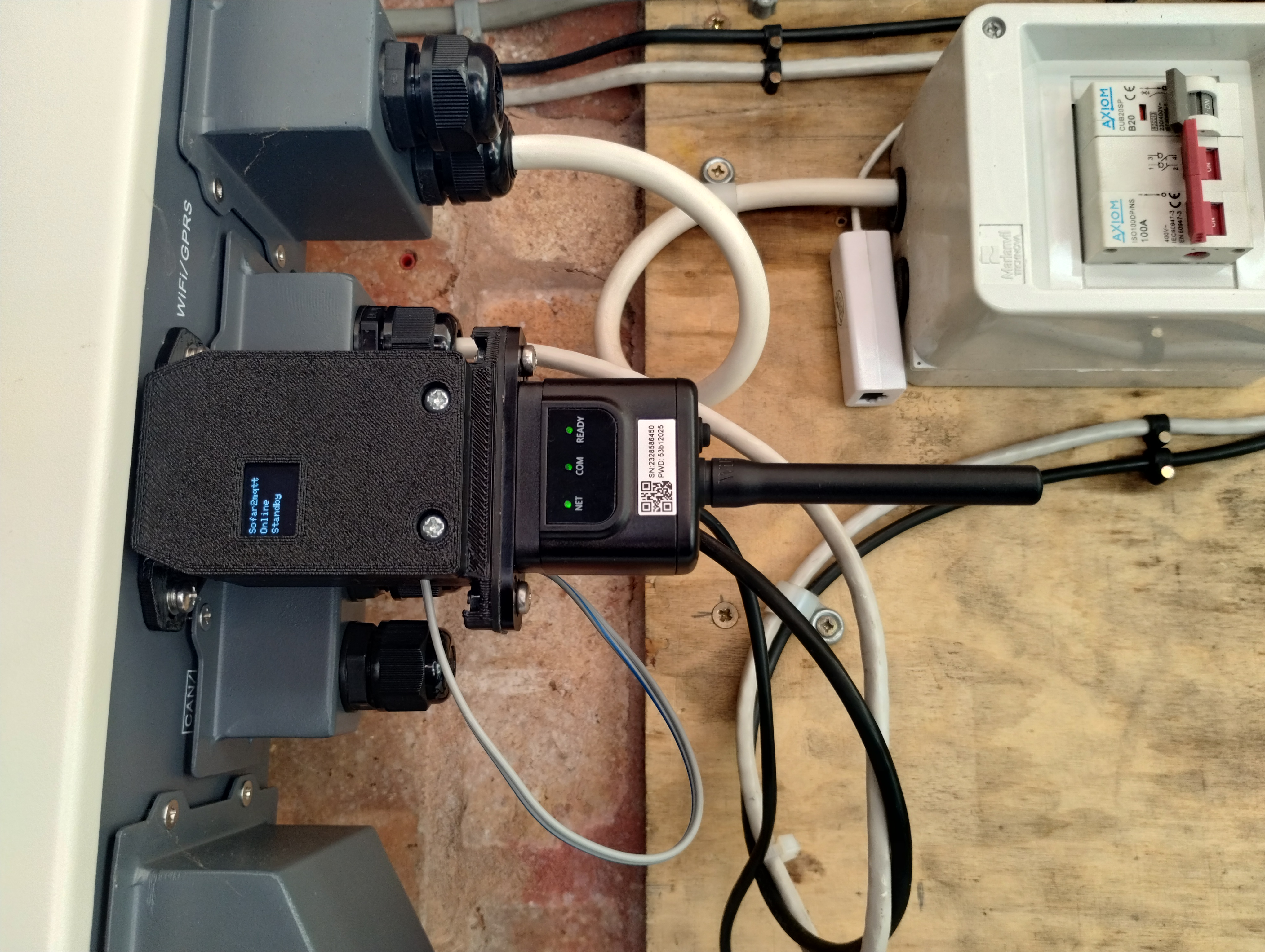 Sofar2mqtt LSW-3 ME3000SP solar interface housing