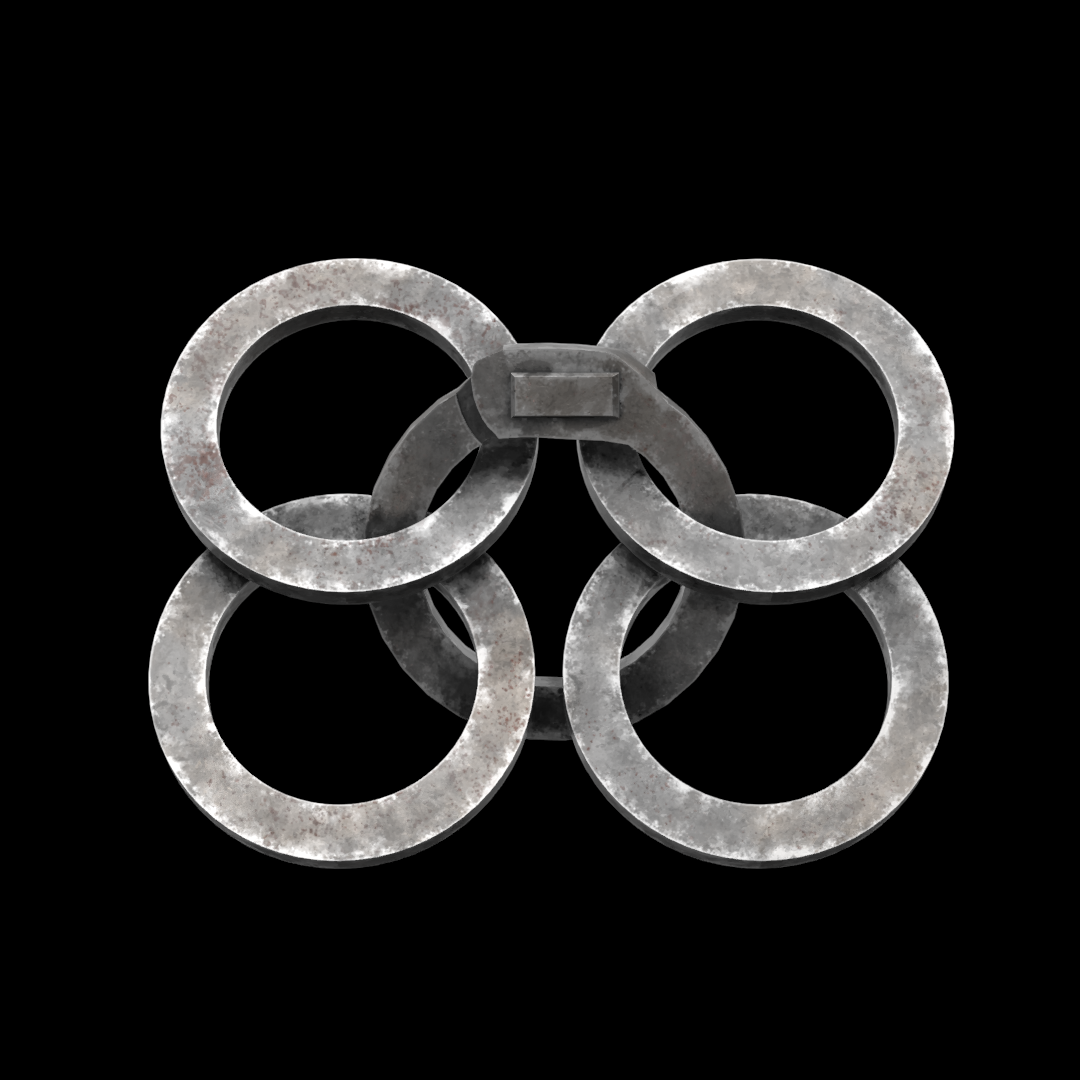 Chainmail - 10mm - wedge rivet