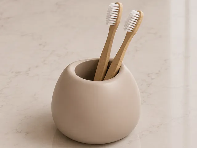Toothbrush Holder / Cup, Pebble Collection