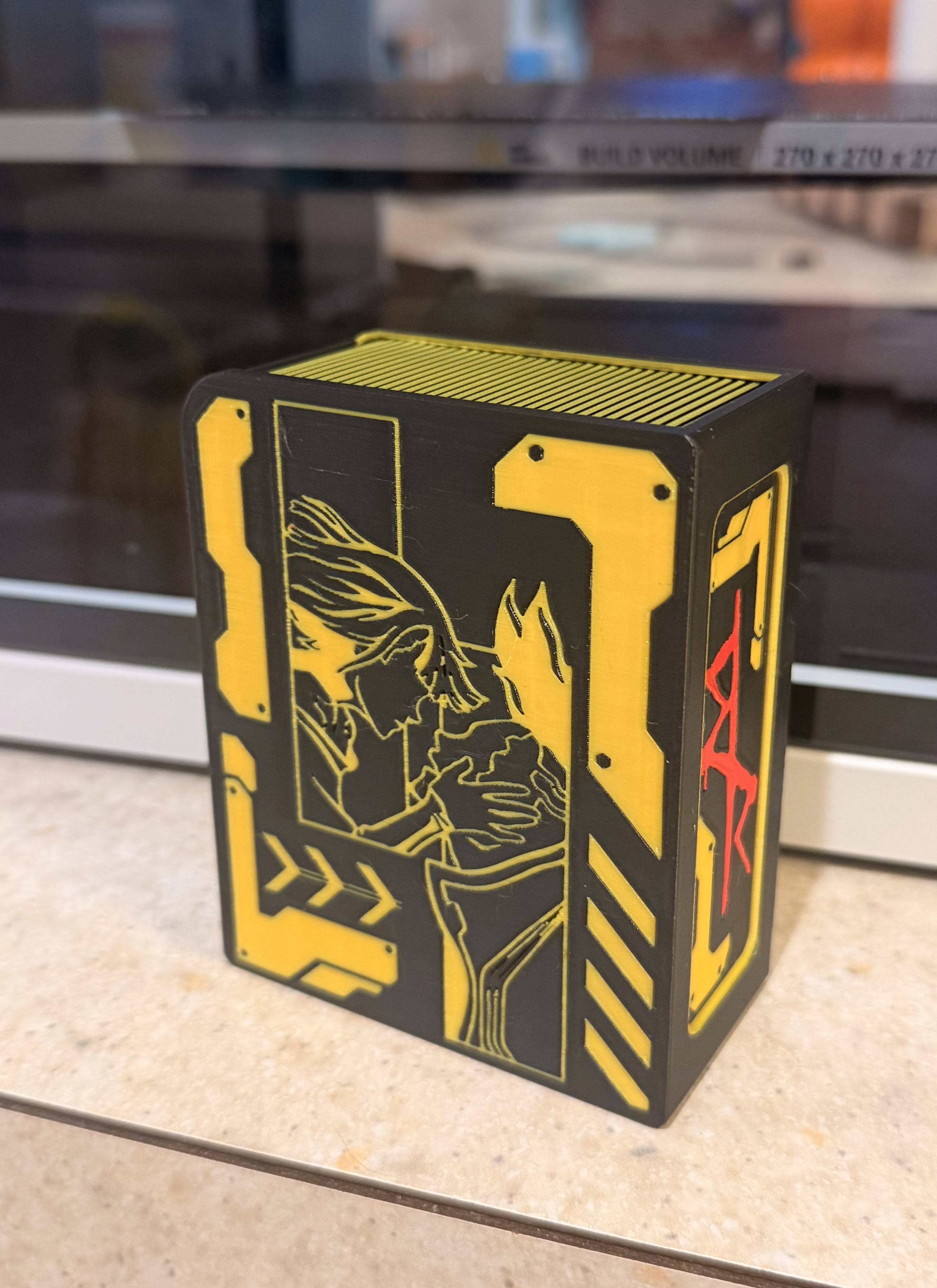Edgerunner deckbox for cyberpunk tcg