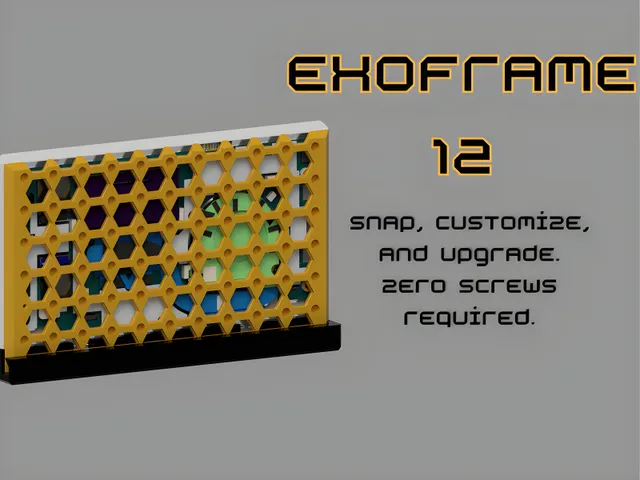 ExoFrame 12 -Case with Magnetic Anchors. Endless Accessory Possibilities