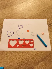 Pochoir coeur