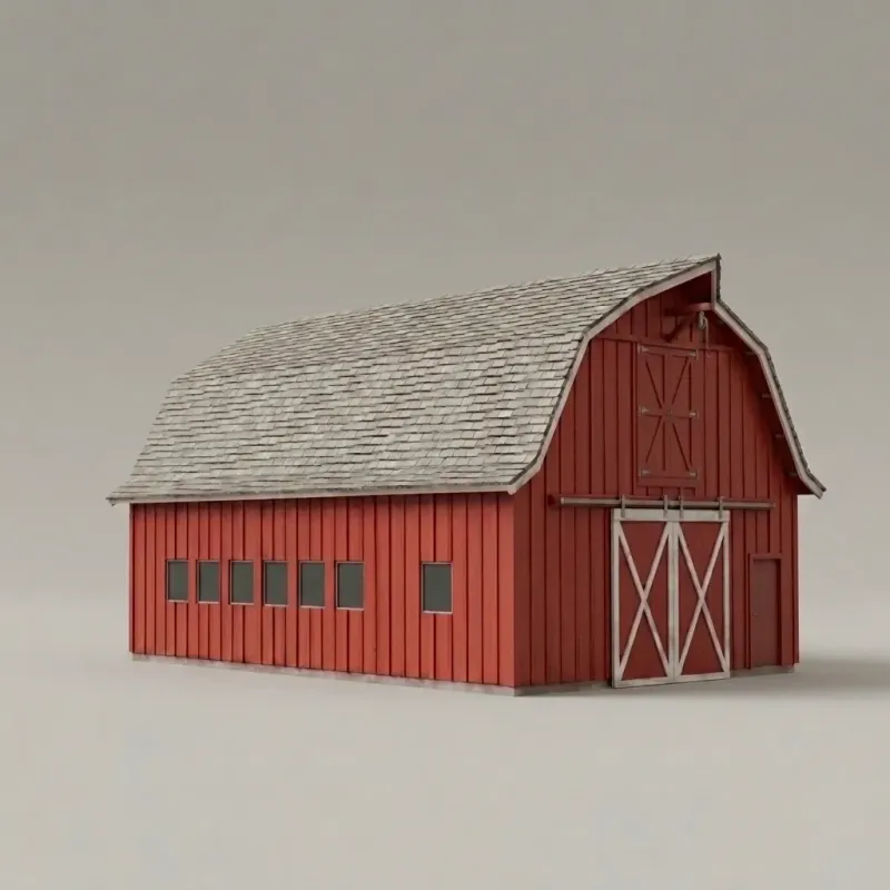 Farm Buildings - Barn by Model Magic | Download free STL model ...