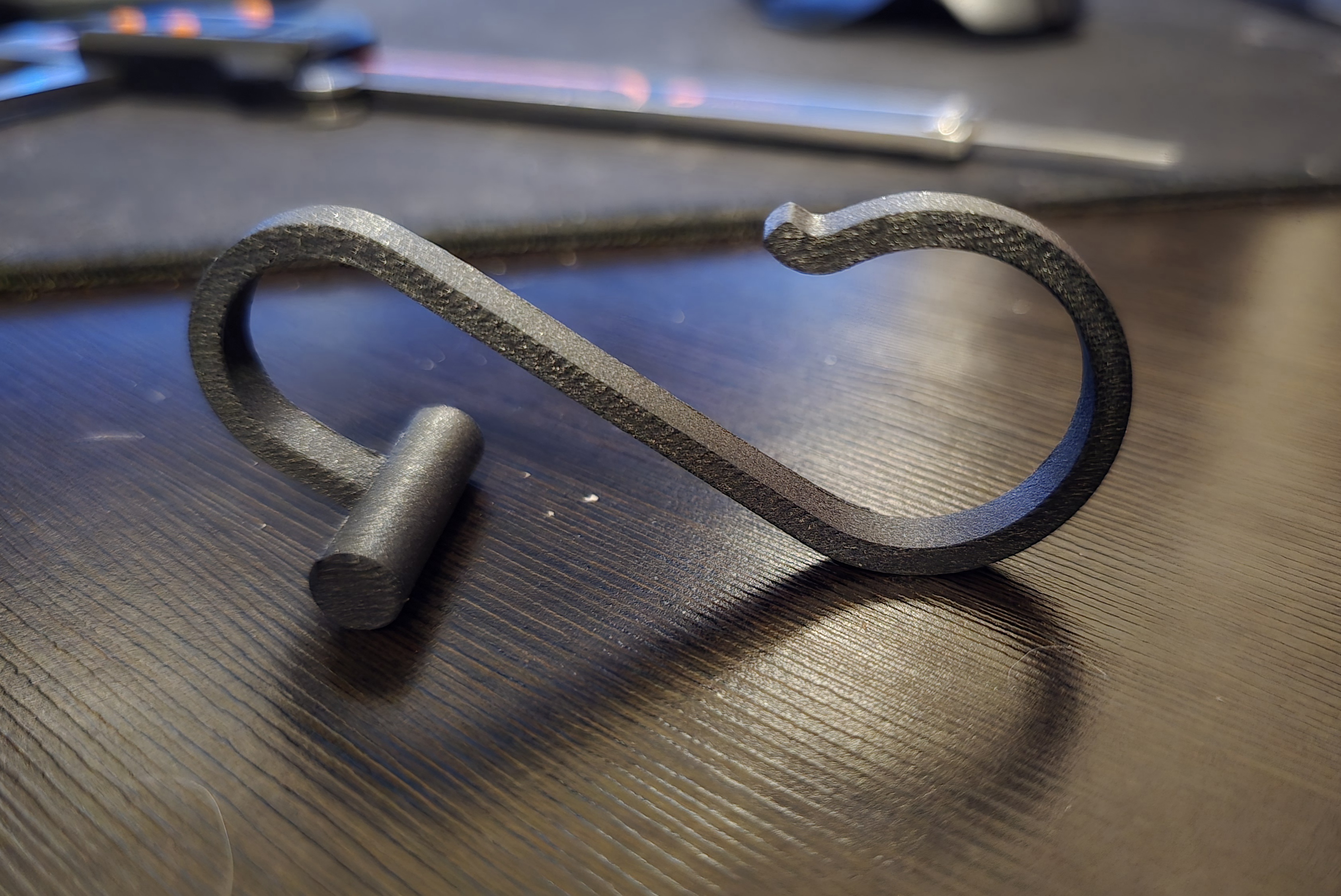 Shower curtain hook