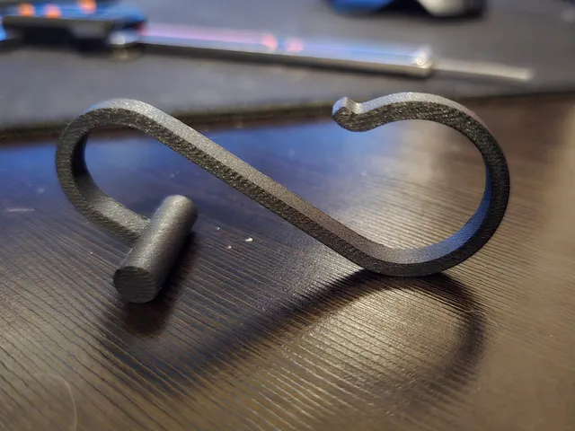 Shower curtain hook