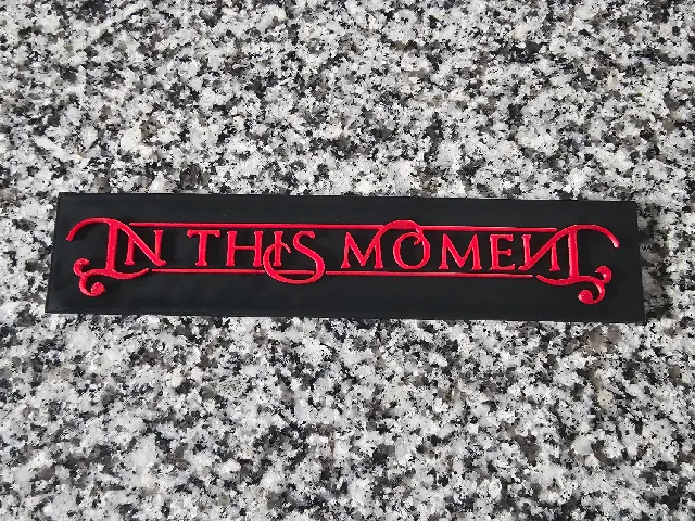 In This Moment Rock Band 3D Logo Wall Sign Plaque