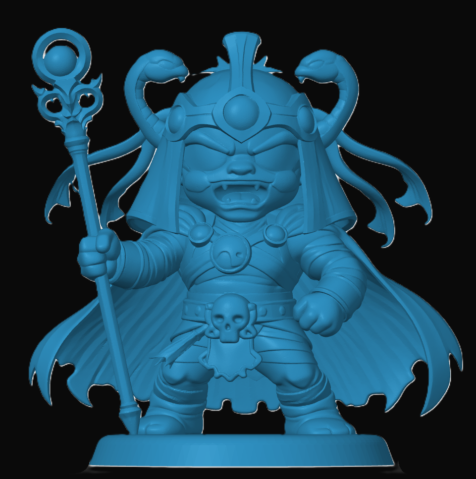 Miniatura 3 do modelo 3D Mumm-Ra Inspired Chibi