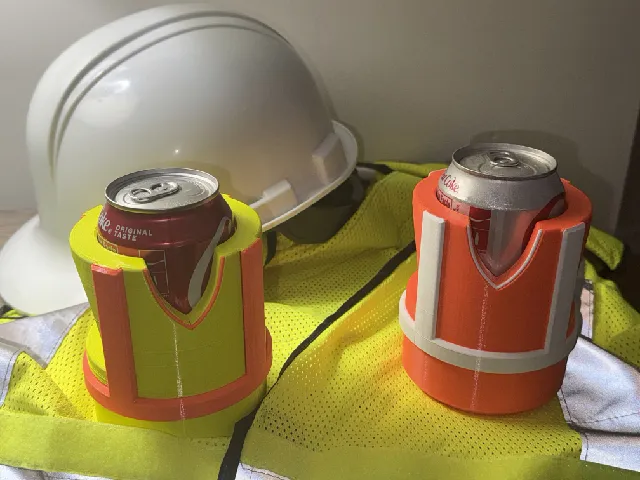 Safety Vest Can Koozie
