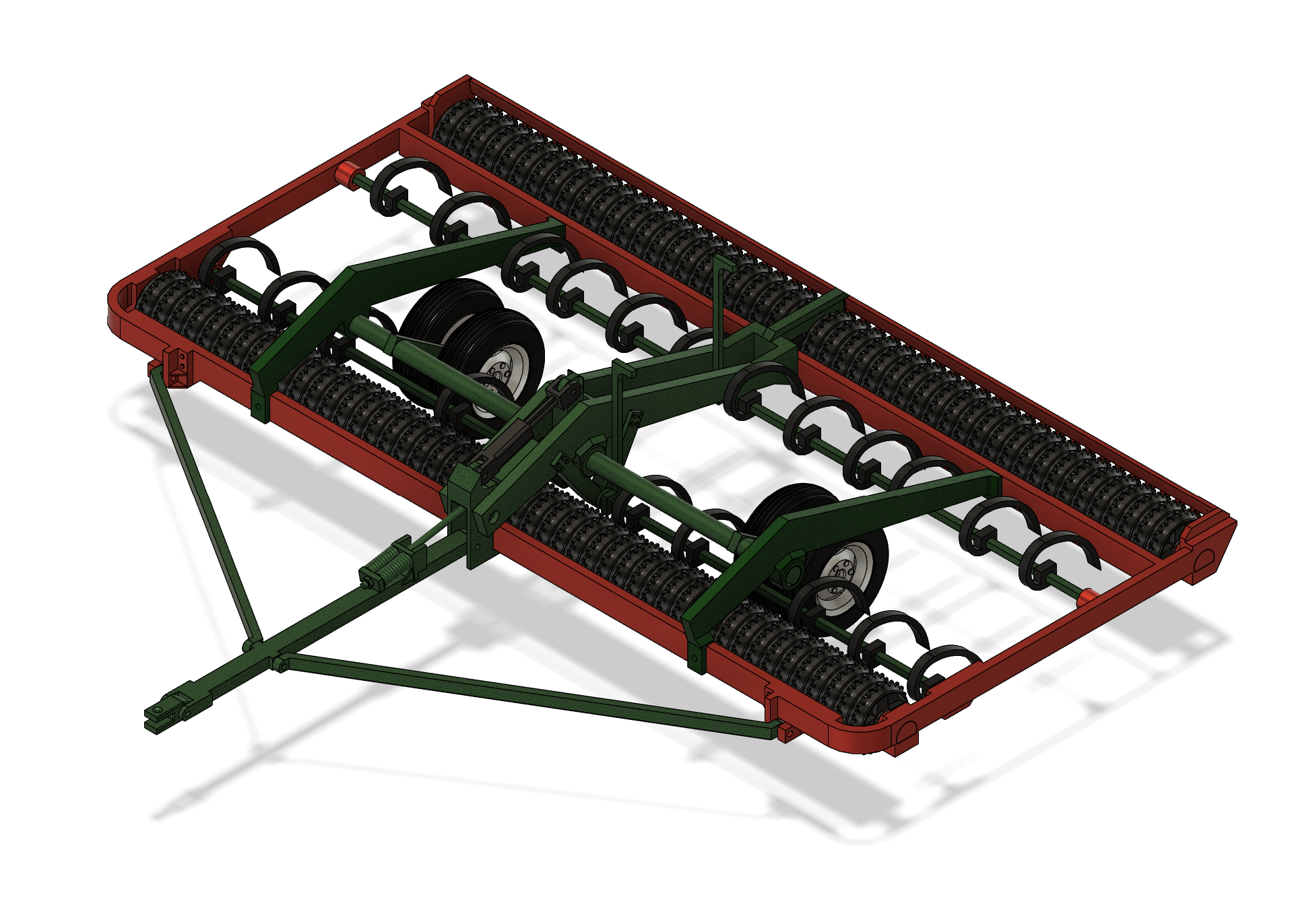 Field Mulcher - 16ft - Style 1 - 1:16 Scale