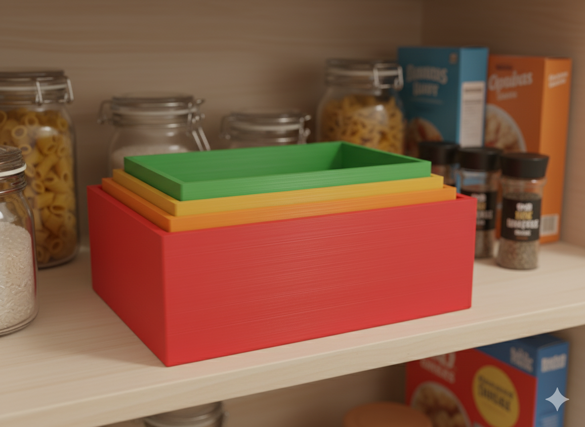Stackable Storage Boxes for pantries, closets or even jewlery