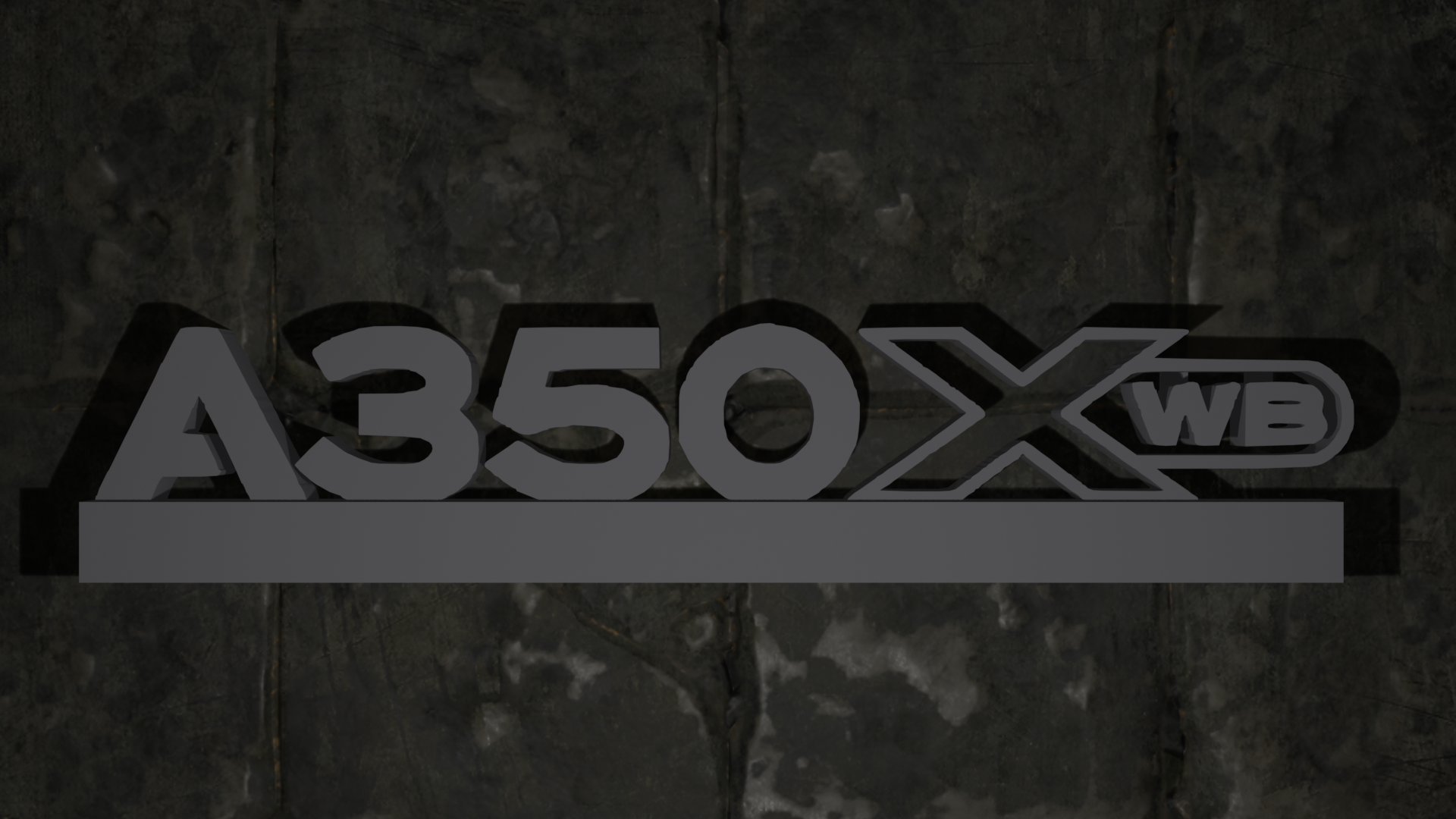 Airbus A350XWB Decoration Sign
