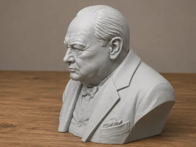 Whinston Churchill Statue