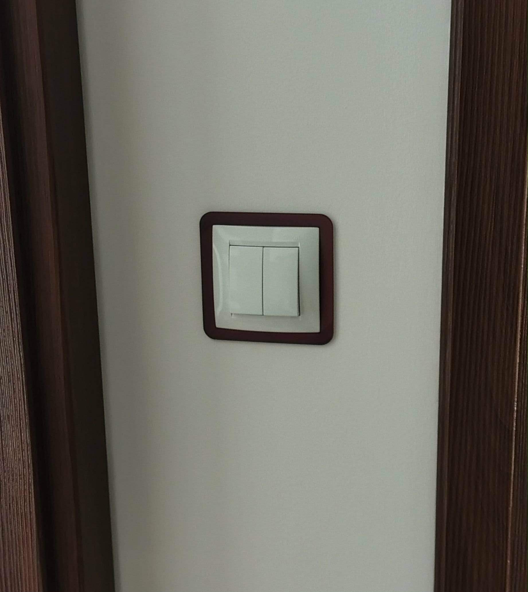 Decorative light switch frame (press fit) 3D model by Slavito