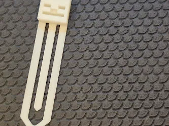 Minecraft Skeleton Bookmark Flat for easier printing