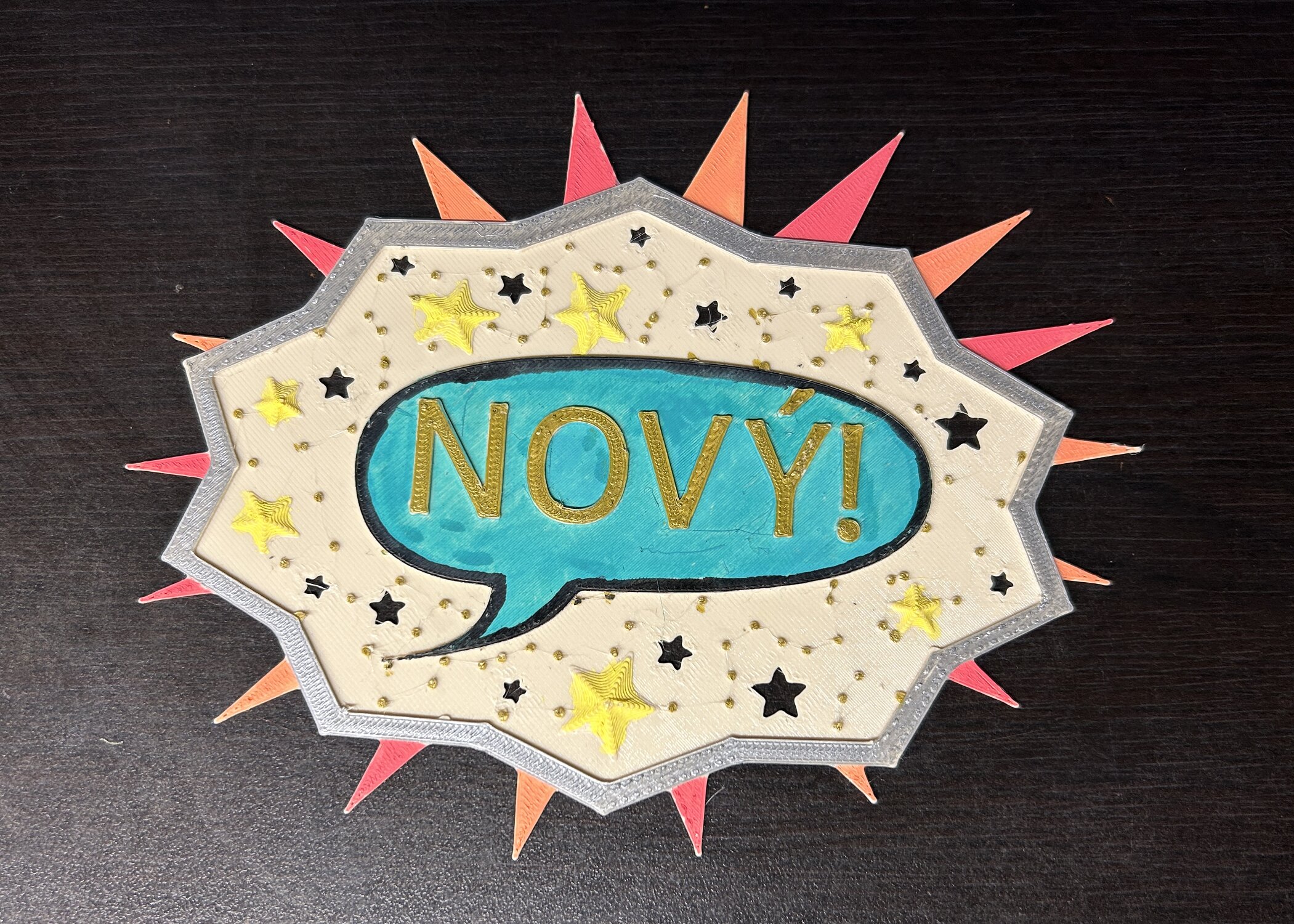 Pop Art Winter-Christmas Sign