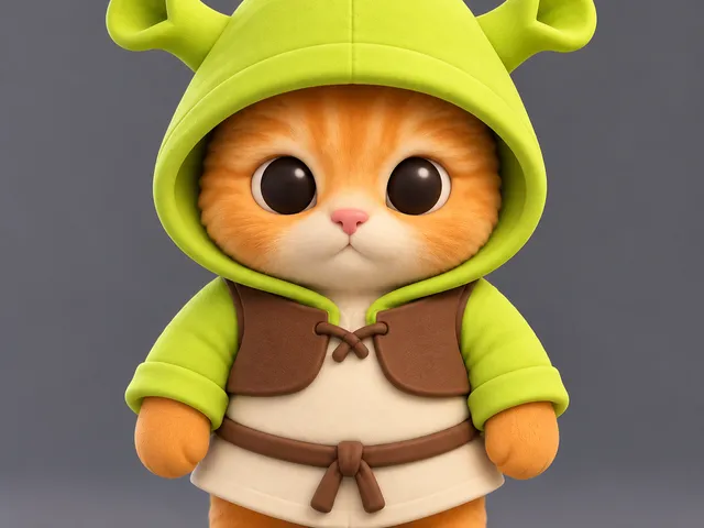 Ogre Kitty inspired by Shrek