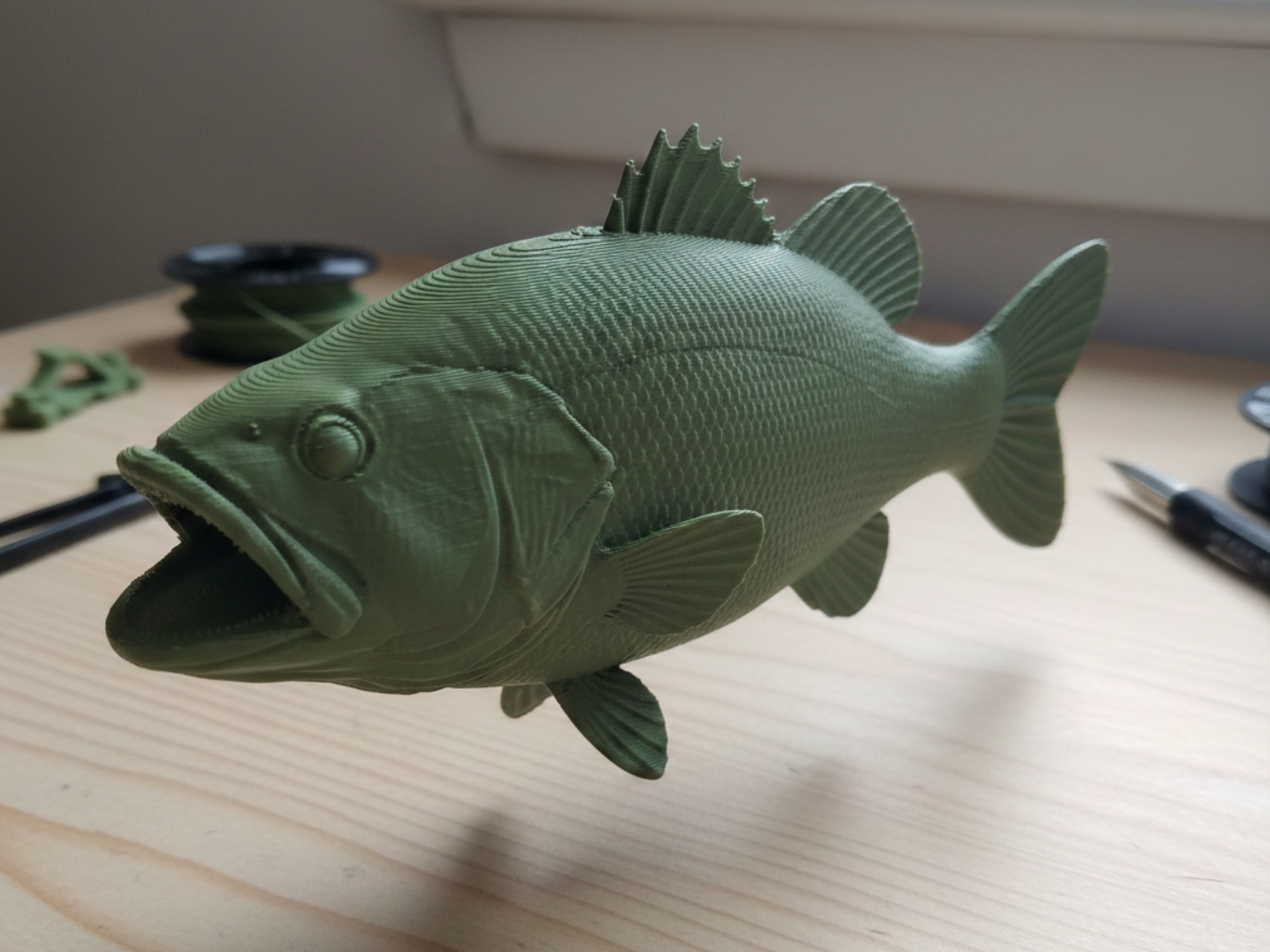 Largemouth Bass – Standalone Fish Statue