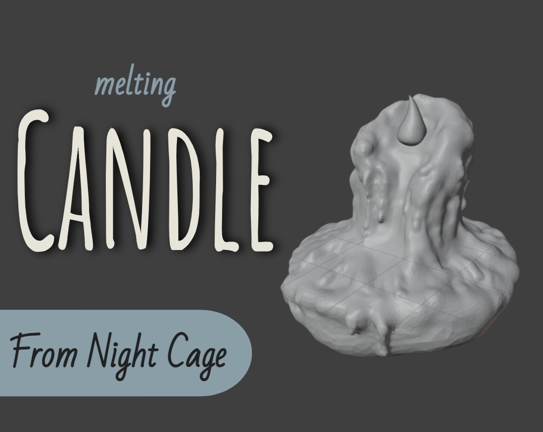 Melting Candle from Night Cage