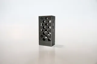 Pen Holder with Circle and Square Holes