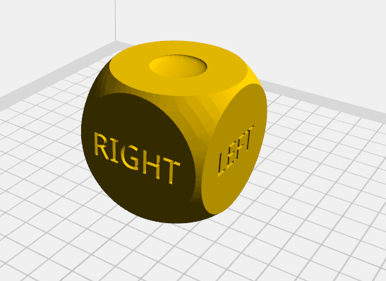 Large LCR Dice (Left Center Right)
