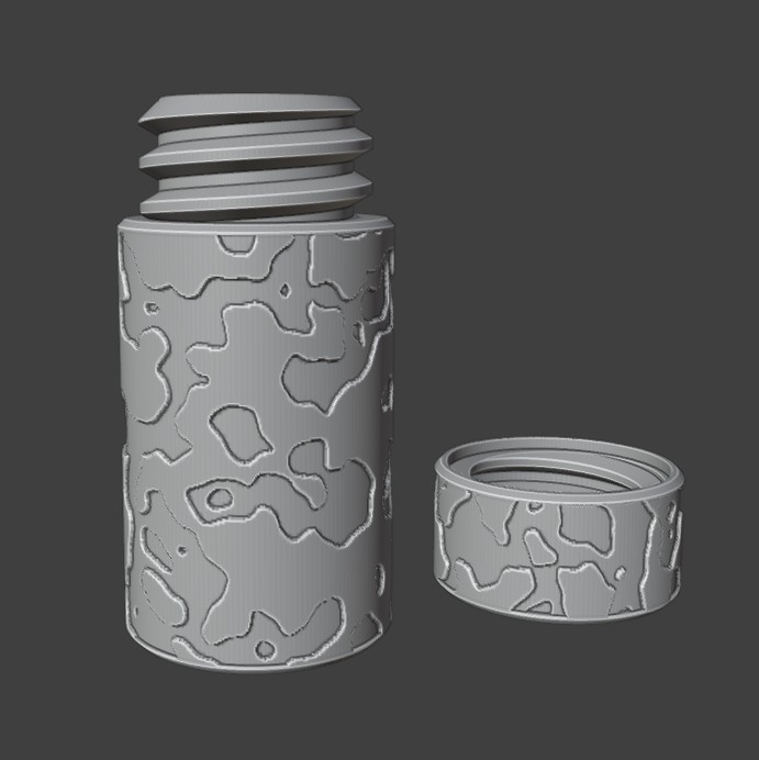 Miniatura 2 do modelo 3D Small Multipurpose container (Q-Tip container)