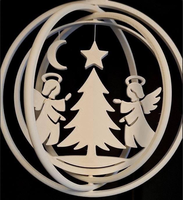 NEW Angels Christmas Tree Rotating Ornament 2025 edition