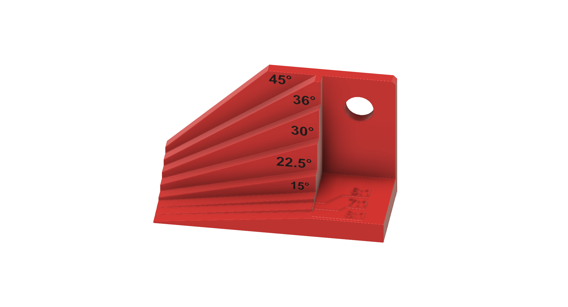 Angle Finder / Protractor / Angle Indicator Block – 25 × 63 × 38 mm