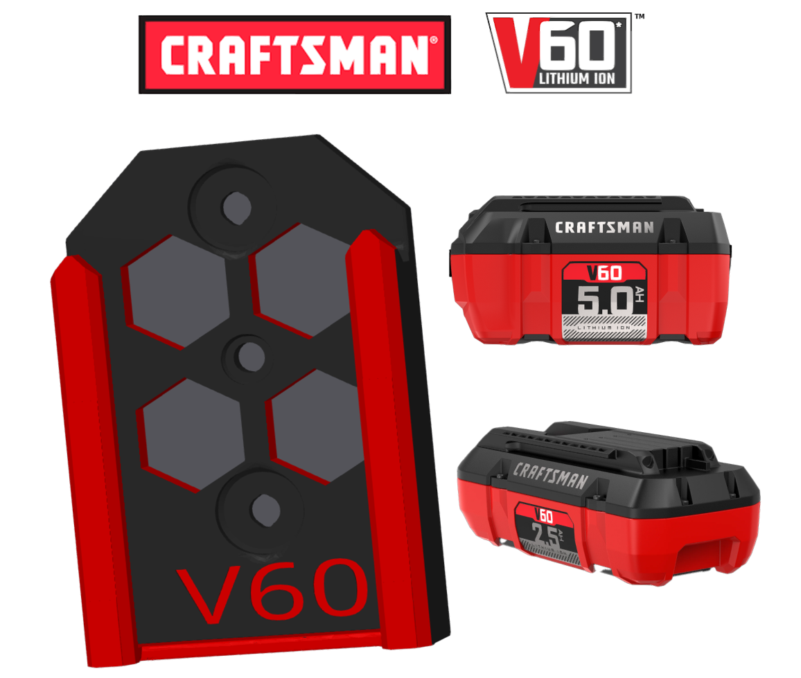 Craftsman V60 Battery Mount