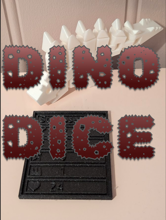 DINO DICE - kids Addition and Subtraction boardgame