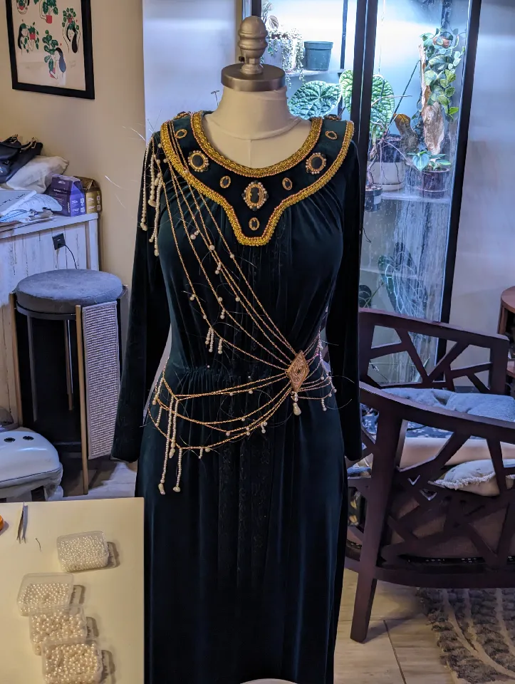 Galadriel Green Dress Chain Connector od autora TinkersintheWorkshop |  Sthnou STL model zdarma | Printables.com