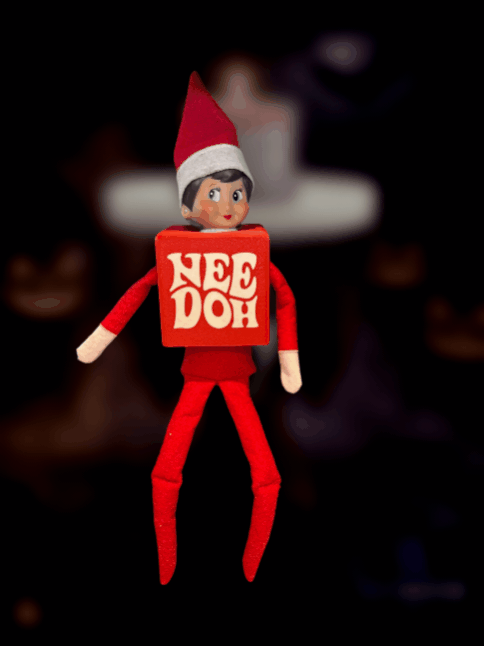 3D Printed NeeDoh Elf on the Shelf Outfit