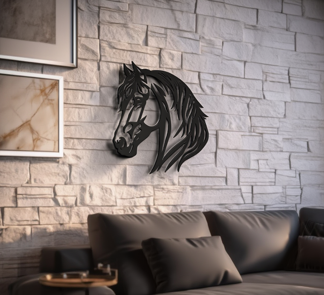 Wall Art – “Horse Head Silhouette”