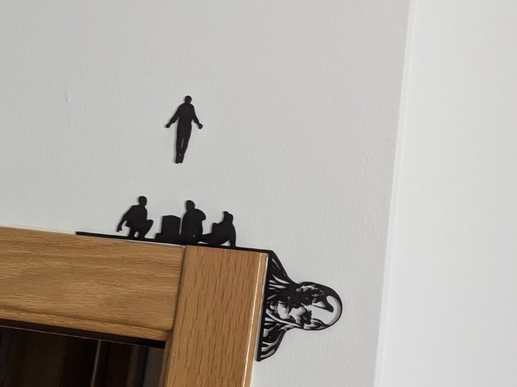 Max Cemetary and Vecna Door Corner Wallart