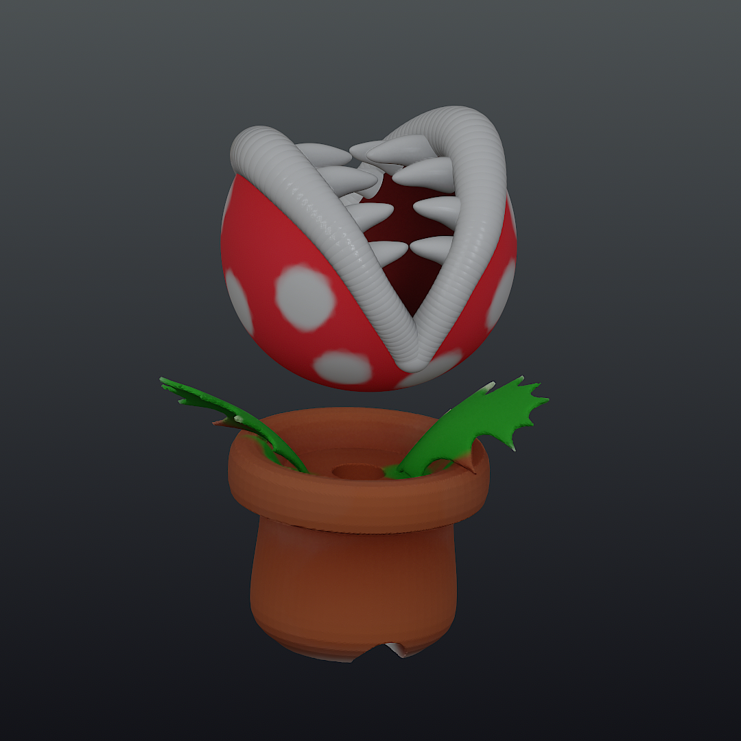 Piranha plant bead